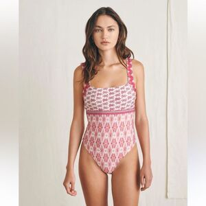 NWT Faherty Brand one piece swimsuit S